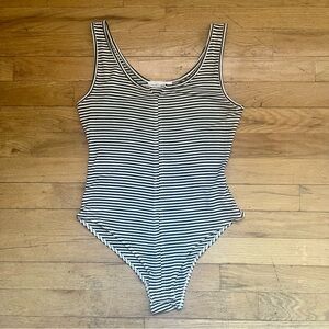 Wasabi + Mint Striped Tank Bodysuit